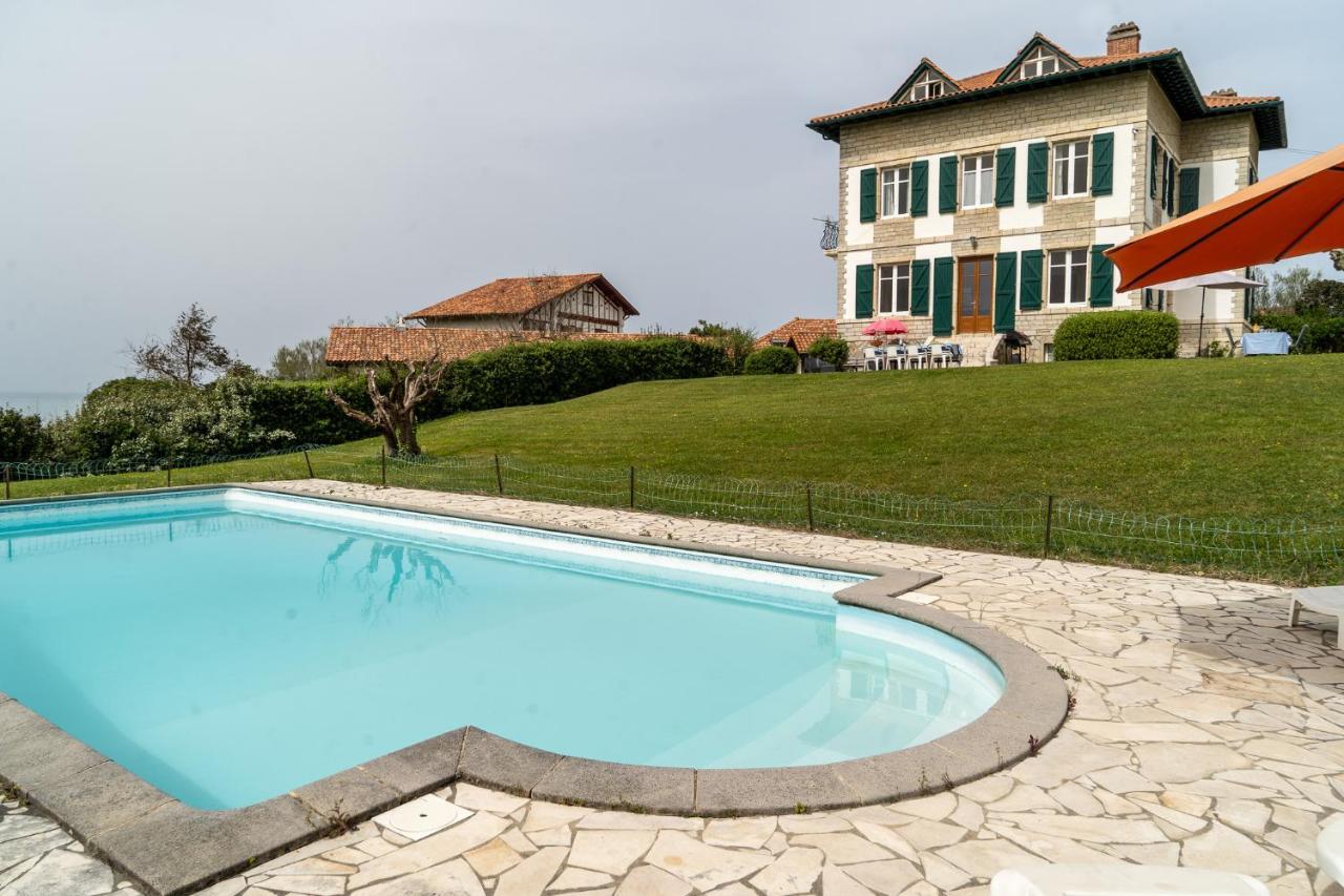 Maison De Maitre Piscine Vue Ocean - Bidart Kültér fotó